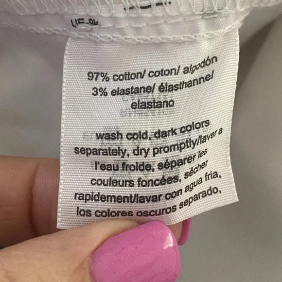 Tommy Hilfiger White Chino Pants Women Size 18 (1029) - Picture 5 of 6